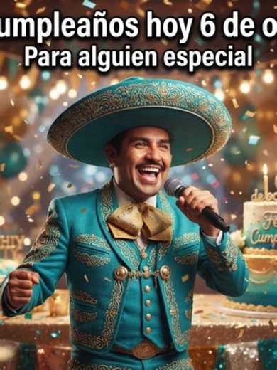 Feliz Cumpleaños 6 de Octubre: Las Mañanitas con Mariachi 🎉