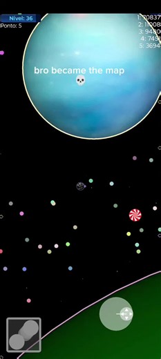 Bro Became the Map — Nebulous Agario Highlight