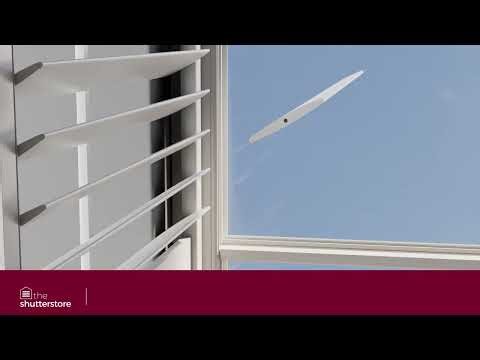 How to Replace a Slat on a Central Rod Shutters - The Shutter Store