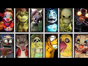 FNAF Secret of The Mimic - All JUMPSCARES