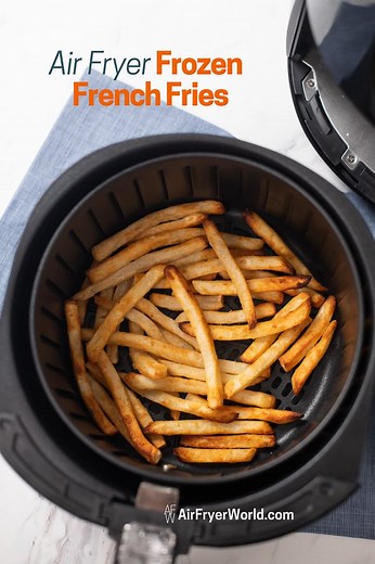 Easy Air Fryer Frozen Fries Recipe {CRISPY} | Air Fryer World