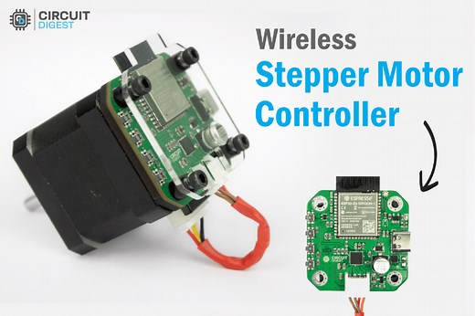 Wireless Stepper Motor Controller with ESP32 and TMC2240