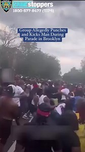 83K views · 413 reactions | The NYPD is searching for 12 people accused of punching, kicking and slashing a man during the West Indian Day Parade in Brooklyn on Monday. Police said the attackers also took the man's chains, cellphone, keys and wallet. He was taken to a local hospital for treatment. | Law&Crime | Facebook