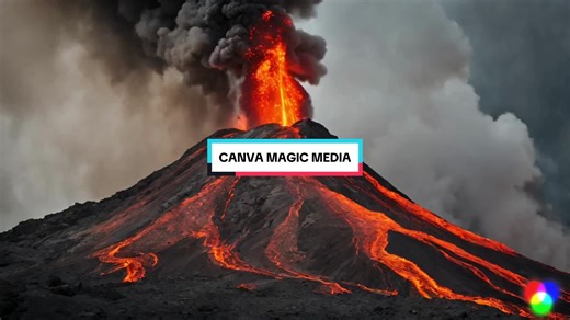 Original sounds of volcano eruption. Video created using Canva Magic Media. #canvamagicmedia #canvamagic #aitools #sgaitools #aitexttovideoprompt #aitexttovideogenerator #aitexttovideogeneratorfree #sgaitexttovideo #singaporeforyou #sgforyou