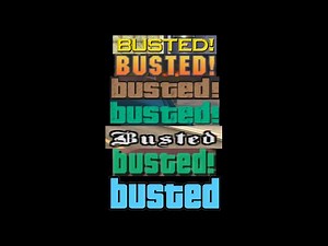 Busted screens from every GTA (2020)