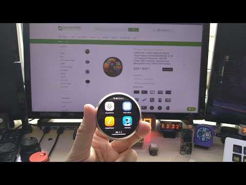 #Waveshare ESP32S3 Touch Amoled 1.75C Display review plus link to the latest Firmware by #Hayri