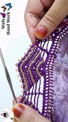 Stunning Crochet Lace Edging Tutorial on Fabric