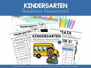 Kindergarten Readiness Assessment: Preschool Skills Test and Checklist for Incoming Kindergarteners Pre-screener - Etsy