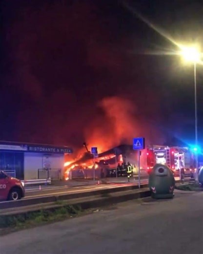 Incendio del ristorante Pomo a Vesima