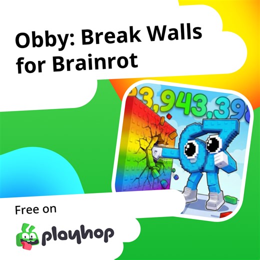 Obby: Break Walls for Brainrot: Play Online For Free On Playhop