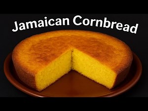 🔥 Jamaican Cornbread Recipe | Easy, Moist & Delicious Caribbean Style Cornbread