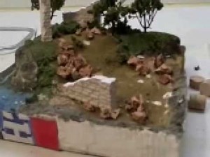 Diorama Making Tutorial: How to use cork to make rubble