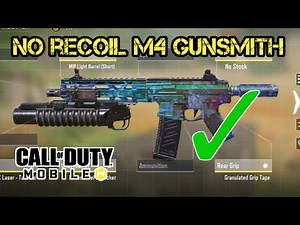 Best No recoil M4 Gunsmith & Gameplay in COD Mobile | Call of Duty Mobile