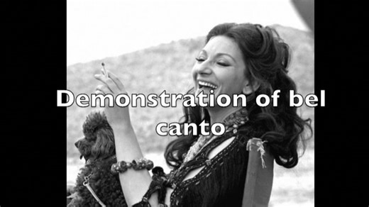 Maria Callas (greatest SINGER ever) - Bel Canto Techniques Demonstration