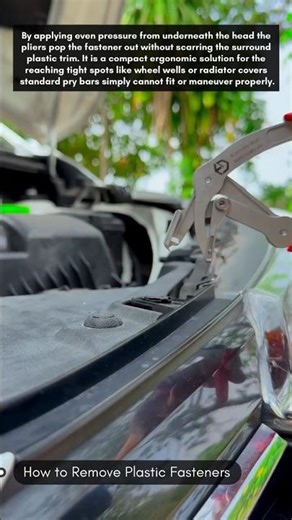 How to Remove Plastic Fastener