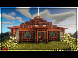 Minecraft Tutorial | How to Build a Japanese Shrine | Minecraft Building Ideas