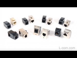 L-com: Panel Mount RJ45 Couplers Overview — Allied Electronics & Automation