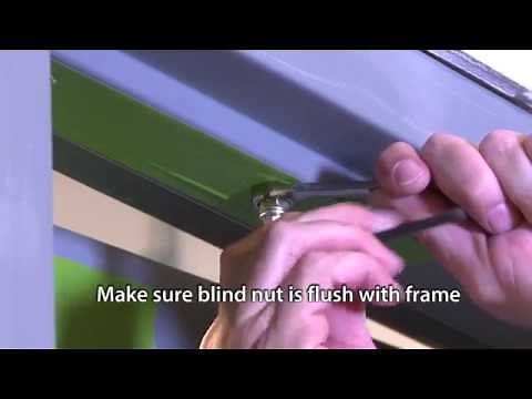 Securitron Blind Nut Install for Bracket Mount Magnalocks