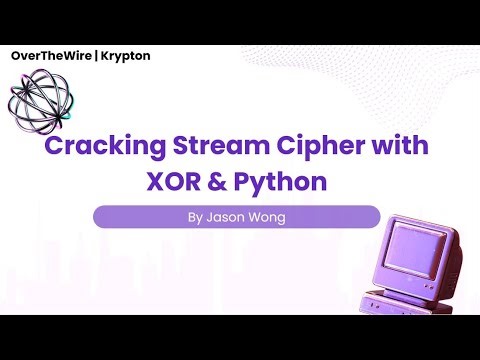 CTF | OverTheWire | Wargames | Krypton | Level 6 | Cracking Stream Cipher with XOR & Python