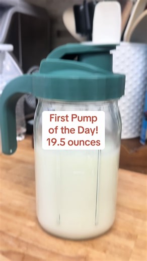 Mom's Pumping Journey: First Pump of the Day