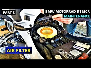Replace intake AIR FILTER element - BMW Motorrad R1150R