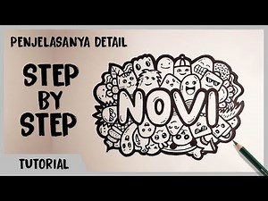 Tutorial Cara Menggambar Doodle untuk pemula | Penjelasanya Detail
