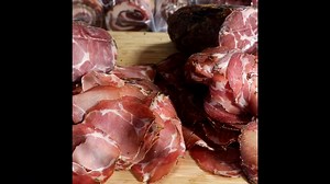 Let's make Gabagool!! Here's the recipe: Apply the rub to the coppa muscle and vac seal it. Place it in your fridge for at least 21 days. After 21 days, place the coppa in a natural or synthetic casing and hang it in a drying chamber with teh temperature set to 55f and 80% humidity. Once it loses 35% - 40% weight it's finished Recipe: Spicy Coppa Muscle 100% Salt 2.5% Cure #2 .25% Sugar 1.27% B Pepper .25% Pepper Flakes .22% Cayenne .32% Garlic Powder .38% Smoked Paprika .32% Calabrian pepper po