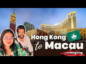 Hong Kong to Macau Ferry (Full Process) | Series 7 🇲🇴
