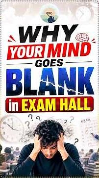 WHY YOU FORGET DURING EXAMS? #hormones #mentalhealth #psychology