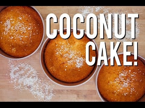 How To Make moist, delicious COCONUT CAKE - Easy bake and simple steps