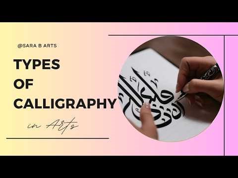Types of Calligraphy in Arts | Kufic, Naskh, Thuluth, Diwani & More Explained