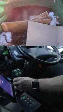 POV Operating A Front Loader Truck