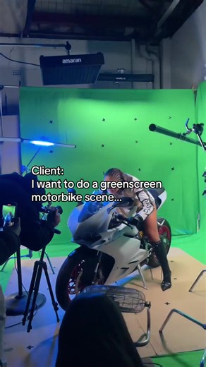 Creating a Stunning Greenscreen Motorbike Scene