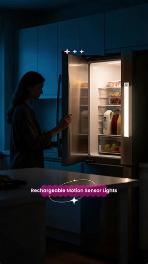 Rechargeable Motion Sensor Cabinet Lights, Two-Pack Wireless LED Strip Lamp, Adjustable Dimmable Night Light for Kitchen Cupboard Storage #lightbulbs #bluelightreaders #interiorlighting #interiorledlights #rechargeablebulbs #portableflashlight #homeelectronics #dimmablelamp #customlighting #bestbudgetsolarlights