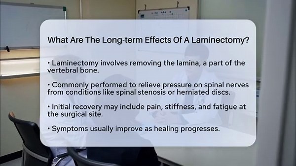 What Are The Long-term Effects Of A Laminectomy? - The Operating Table