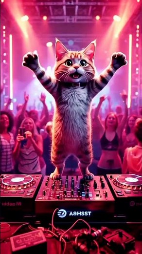 viral little cat dancing video #funny #cat #catdance #youtubeshorts