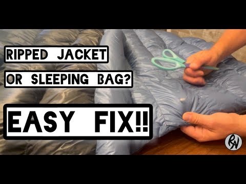DIY - Fix That Ripped Jacket or Sleeping Bag