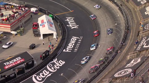 Payback: Busch clips Herbst after Bristol on-track scraps