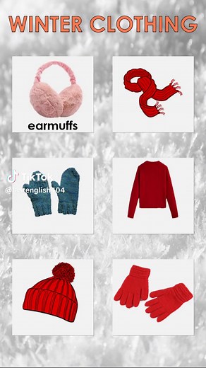 Essential Winter Clothing Vocabulary for English Learners