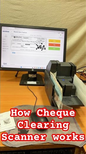 Bank Cheque Clearing Scanner Cheque Scanning
