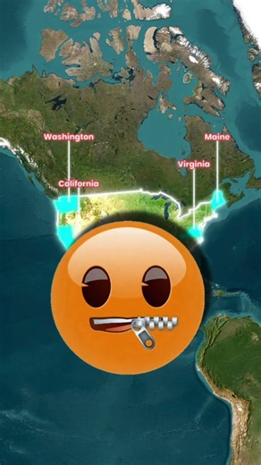 The Farthest US States Are Probably NOT Who You Think! #chronomaps