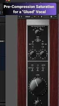 The Missing Step: Pre-Compression Saturation for a More "Glued" Vocal #mixingandmastering #audio