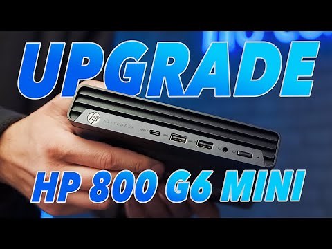 HP Elitedesk 800 G6 MINI UPGRADE SSD RAM TEARDOWN Guide ⚙️
