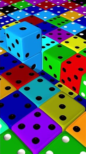 Rolling Dice Loop Oddly Satisfying 3D Animation #satisfyingloop #roblox
