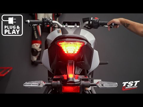 How to Install Plug-and-Play TST Brake Light Modulator on 2025+ Yamaha MT-07 by TST Industries