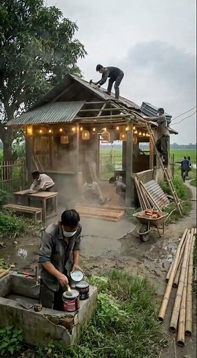 I Turned an OLD COW SHED into a BEAUTIFUL Rustic Café ☕