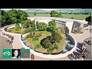 I Created a BEAUTIFUL Lion & Hyena Habitat Build in Planet Zoo Sandbox City Zoo