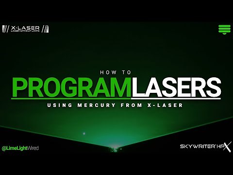 Program Lasers w/ Your Lighting Console Using Mercury from X-Laser
