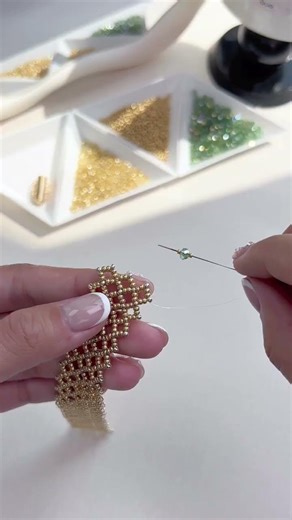 Bicone Crystal Bracelet Design diy braslet