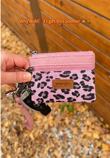 Cute and Practical Pink Wrangler Clutch Wallet